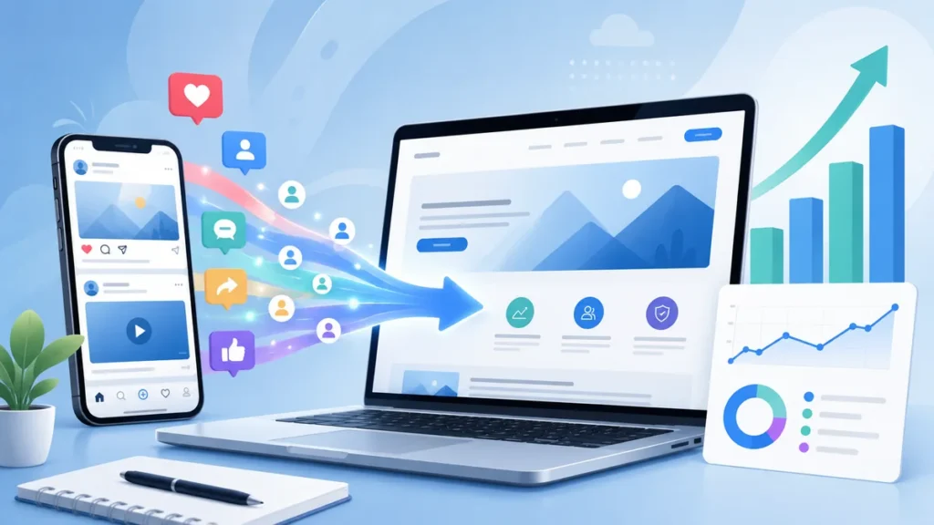 Social Media Marketing ดึงคนเข้าเว็บอย่างไร