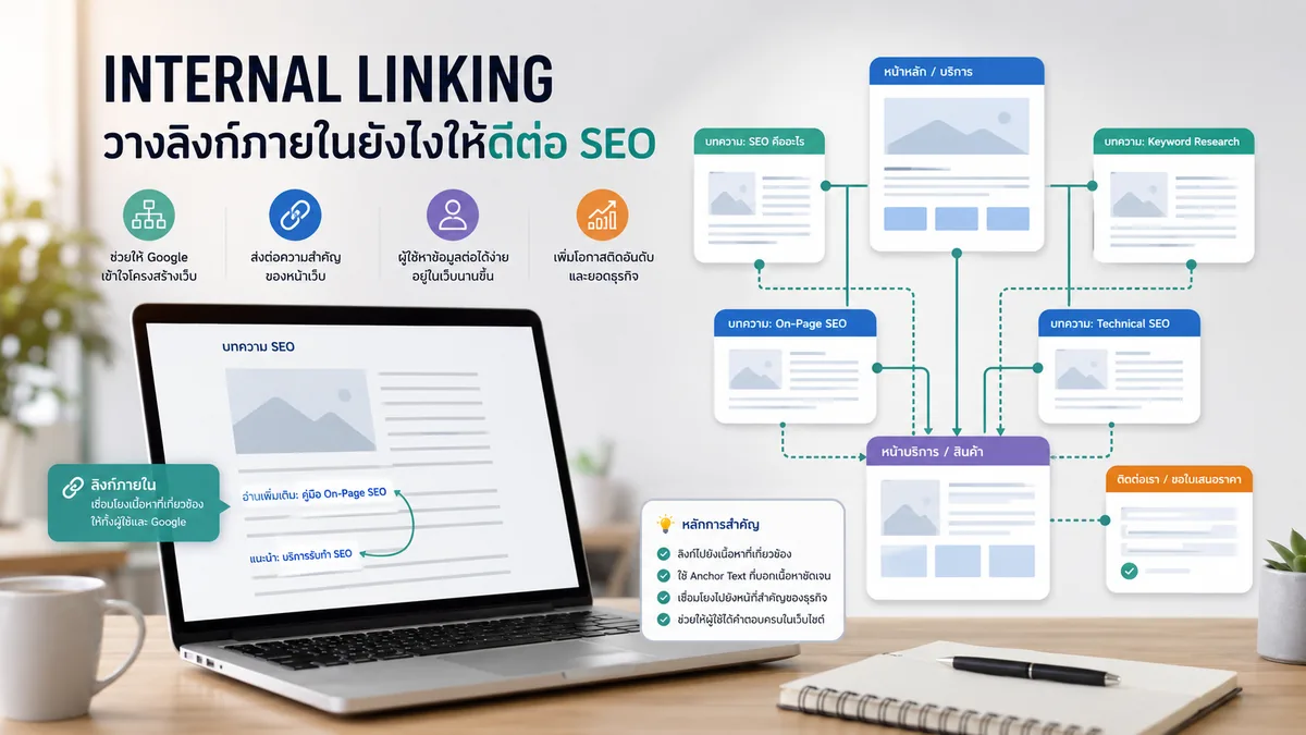 Internal Linking วางลิงก์ภายในให้ดีต่อ SEO