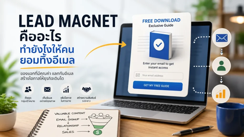 Lead Magnet คืออะไร ทำยังไงให้คนยอมทิ้งอีเมล