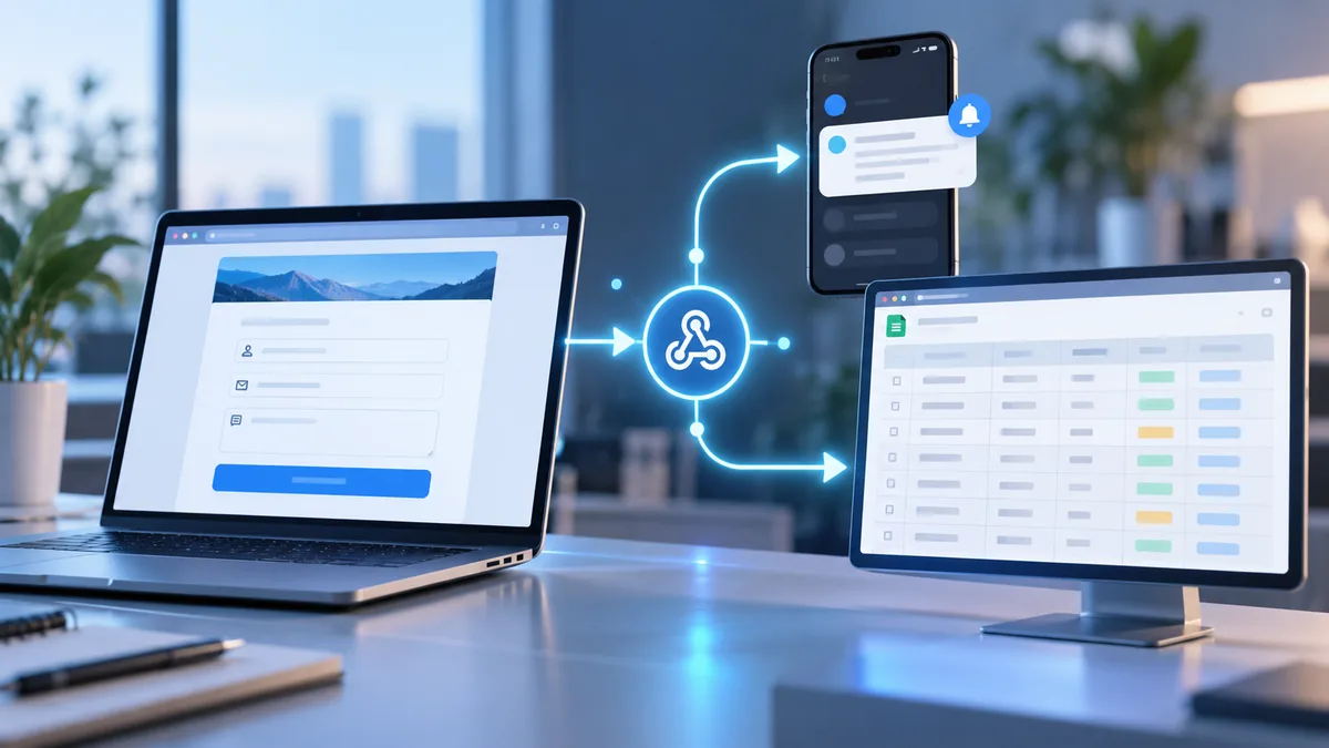 Webhook คืออะไร? เชื่อมฟอร์มเว็บกับ LINE และ Google Sheets